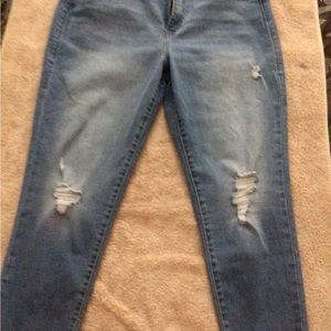 Lularoe distressed skinny jeans 34